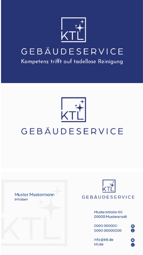 Logo & Visitenkarte für Ktl-Gebäudeservice
