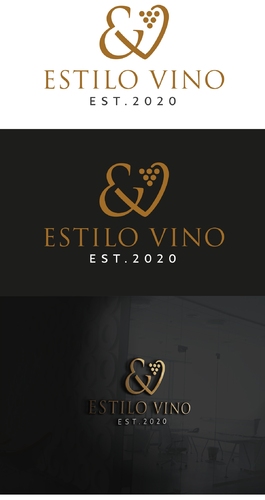 Logo-Design für Exklusive Möbelstücke / Deko im Wein-Stil