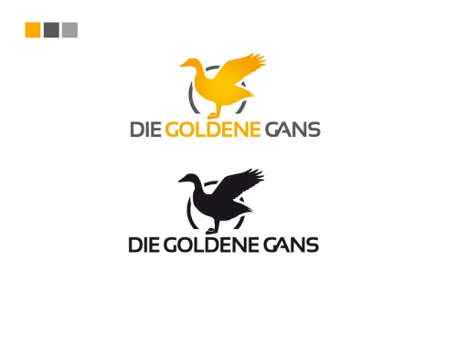  Logo & Startseitendesign für die Goldene Gans