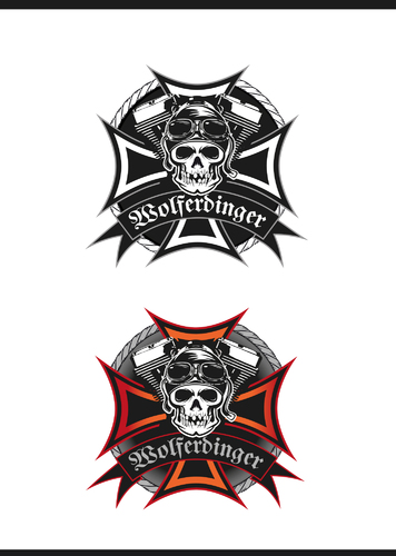 Patch für Motorrad Gruppe