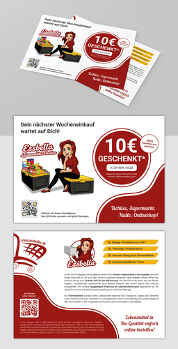  Flyer-Design Lebensmittel online