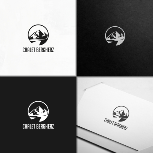 Logo-Design für Vermieter einer luxuriösen Ferienwohnung in den Bayerischen Alpen