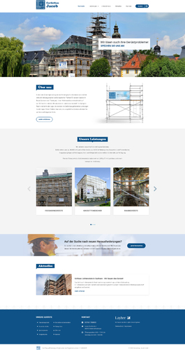 Webdesign für Gerüstbau Jacob