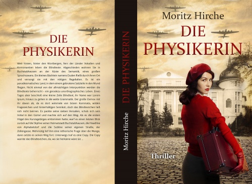  Buch-/E-Book-Cover für History-Thriller Die Physikerin