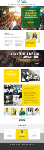  Webdesign für Getränkelogistik & Full-Service-Partner bei Events