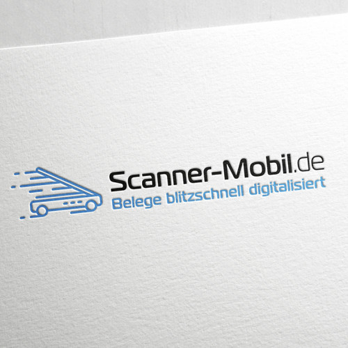 Logo-Design für mobilen Highspeed-Scan-Service