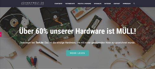 Wordpressdesign für privaten Tech & Politik Blog gesucht!