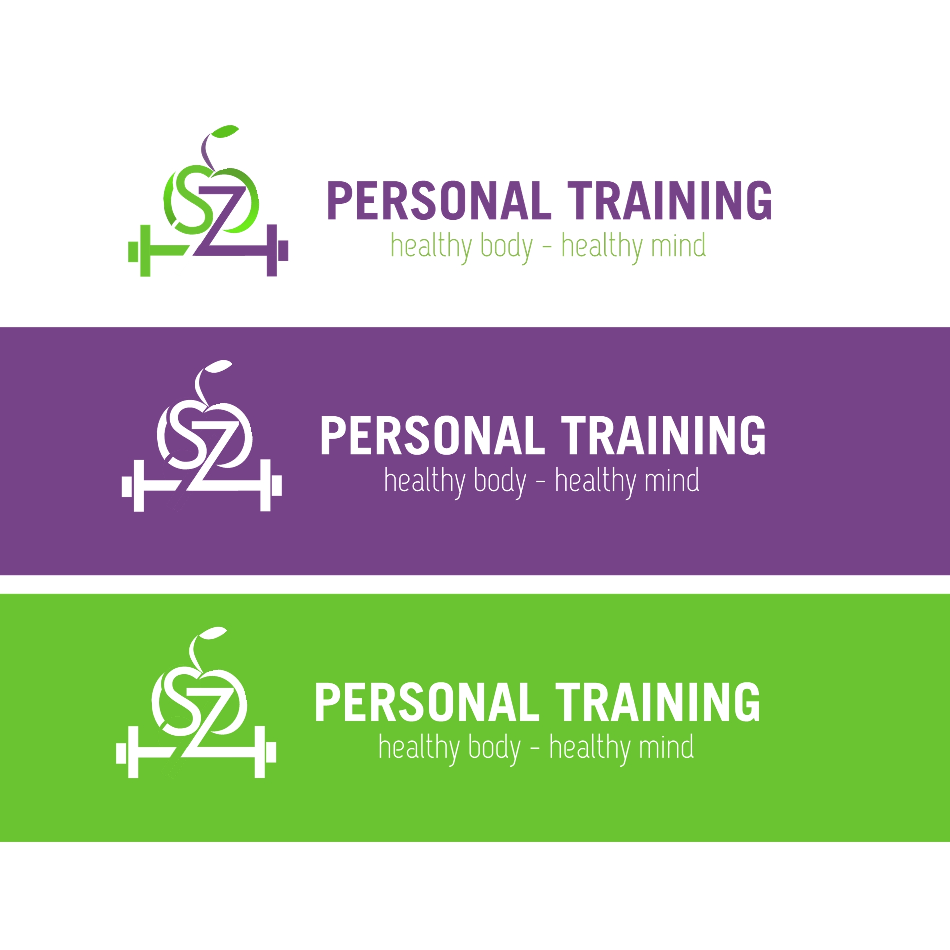 Logo-Design für Personal Trainerin und Gesundheitscoaching