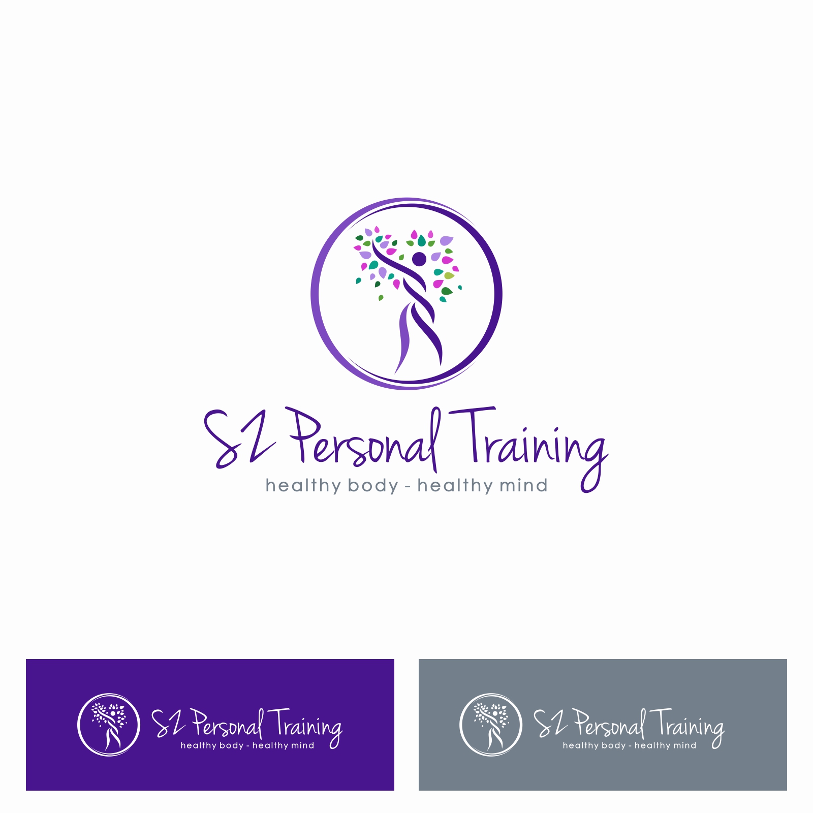 Logo-Design für Personal Trainerin und Gesundheitscoaching