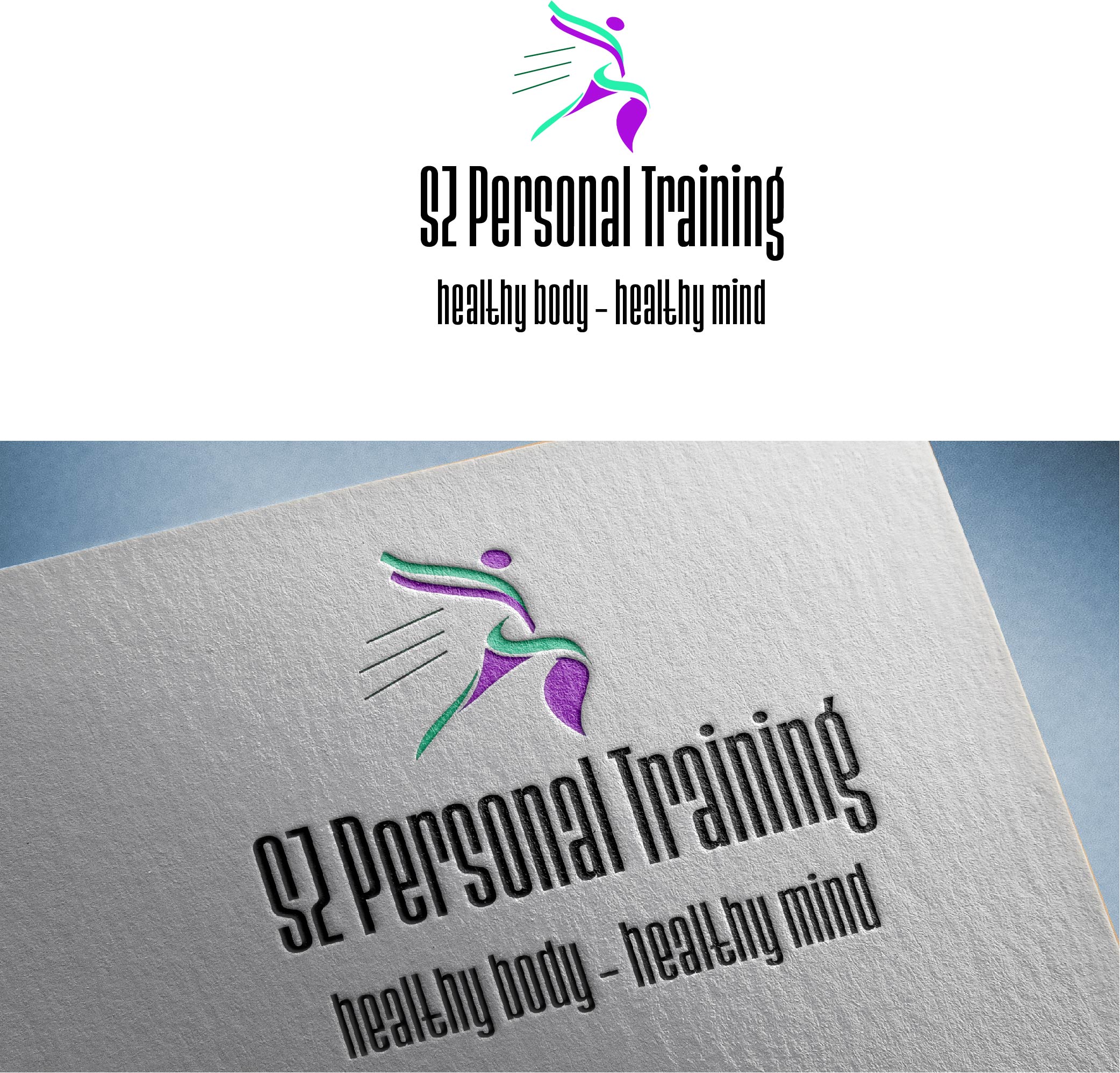 Logo-Design für Personal Trainerin und Gesundheitscoaching