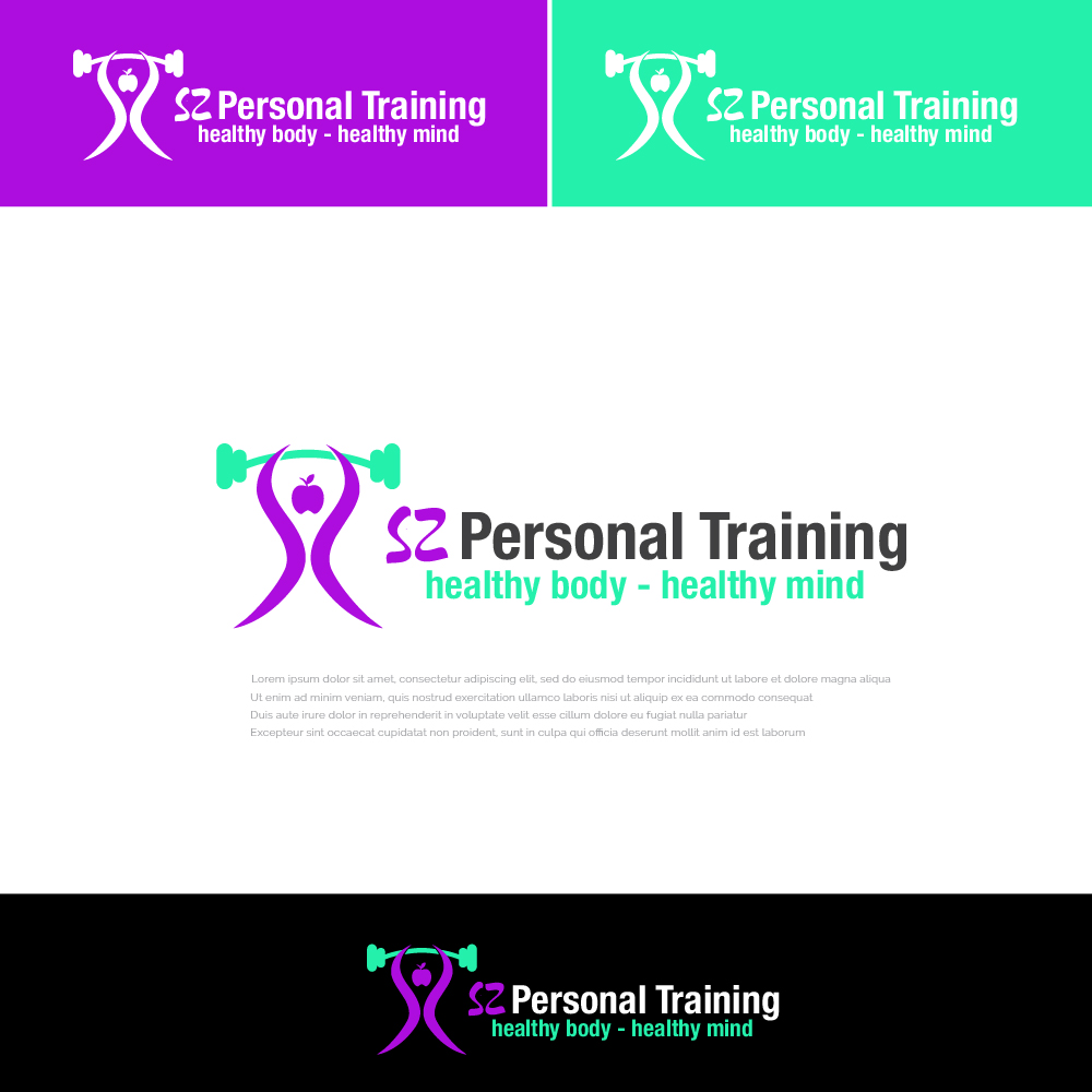 Logo-Design für Personal Trainerin und Gesundheitscoaching