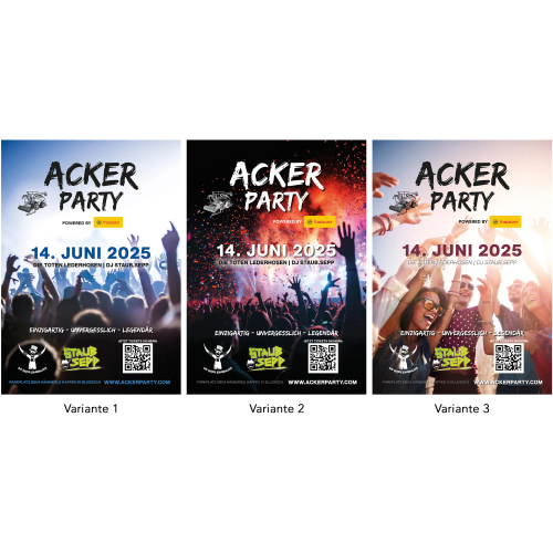 Plakat-Design für Ackersportverein