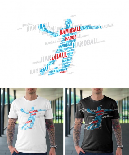 T-Shirt-Logo Handball