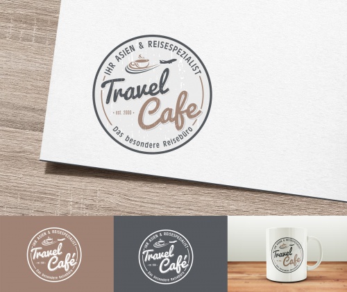 Logo-Design für Travel Café