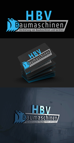 Logo-Design für Vermietung von Baumaschinen