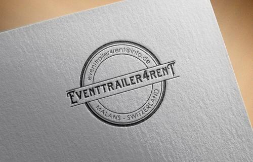 Logo-Design für Vermietung von Eventanhängern