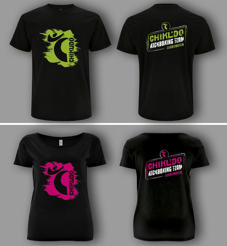  T-Shirt Design für Kickboxteam