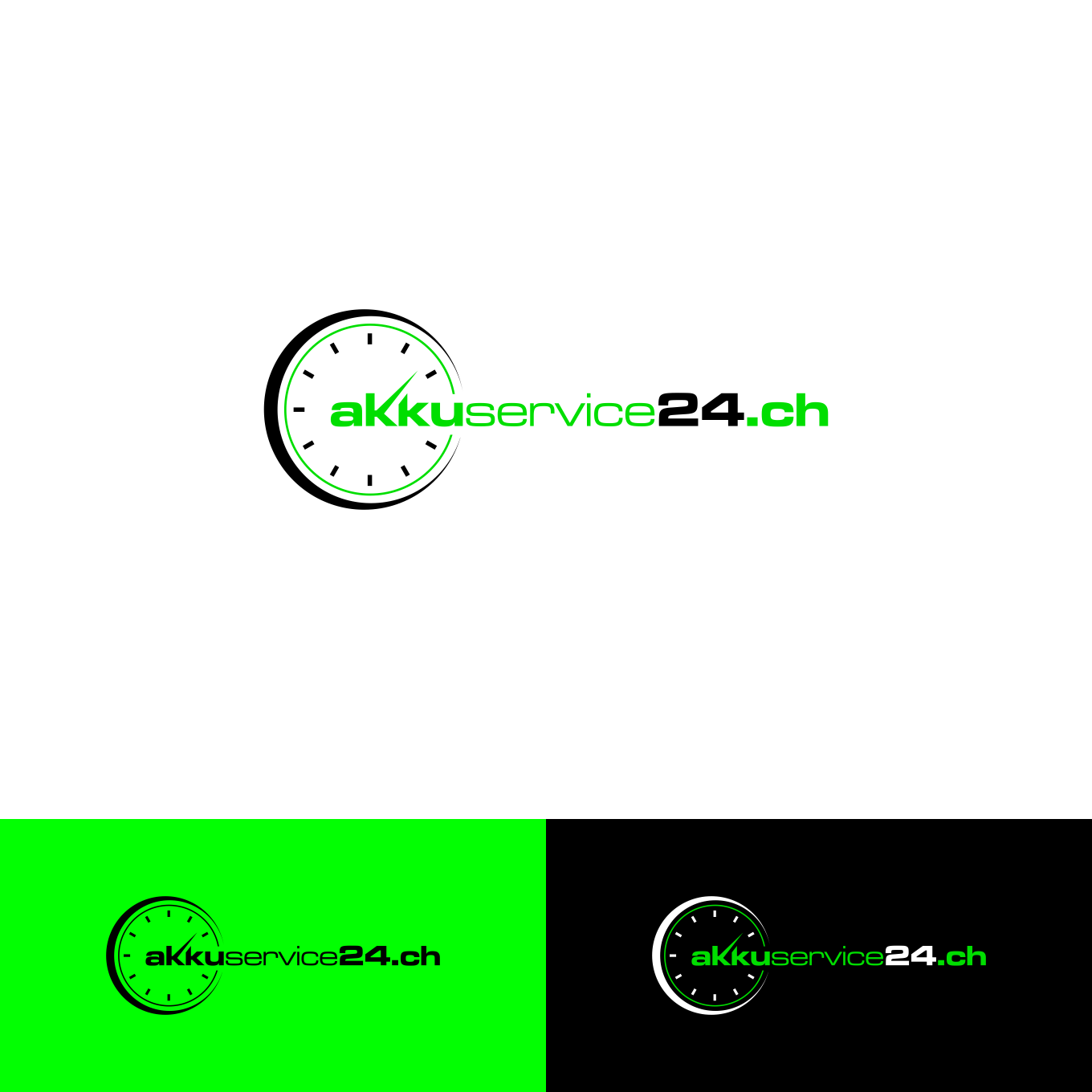 Logo-Design für Batterie Service