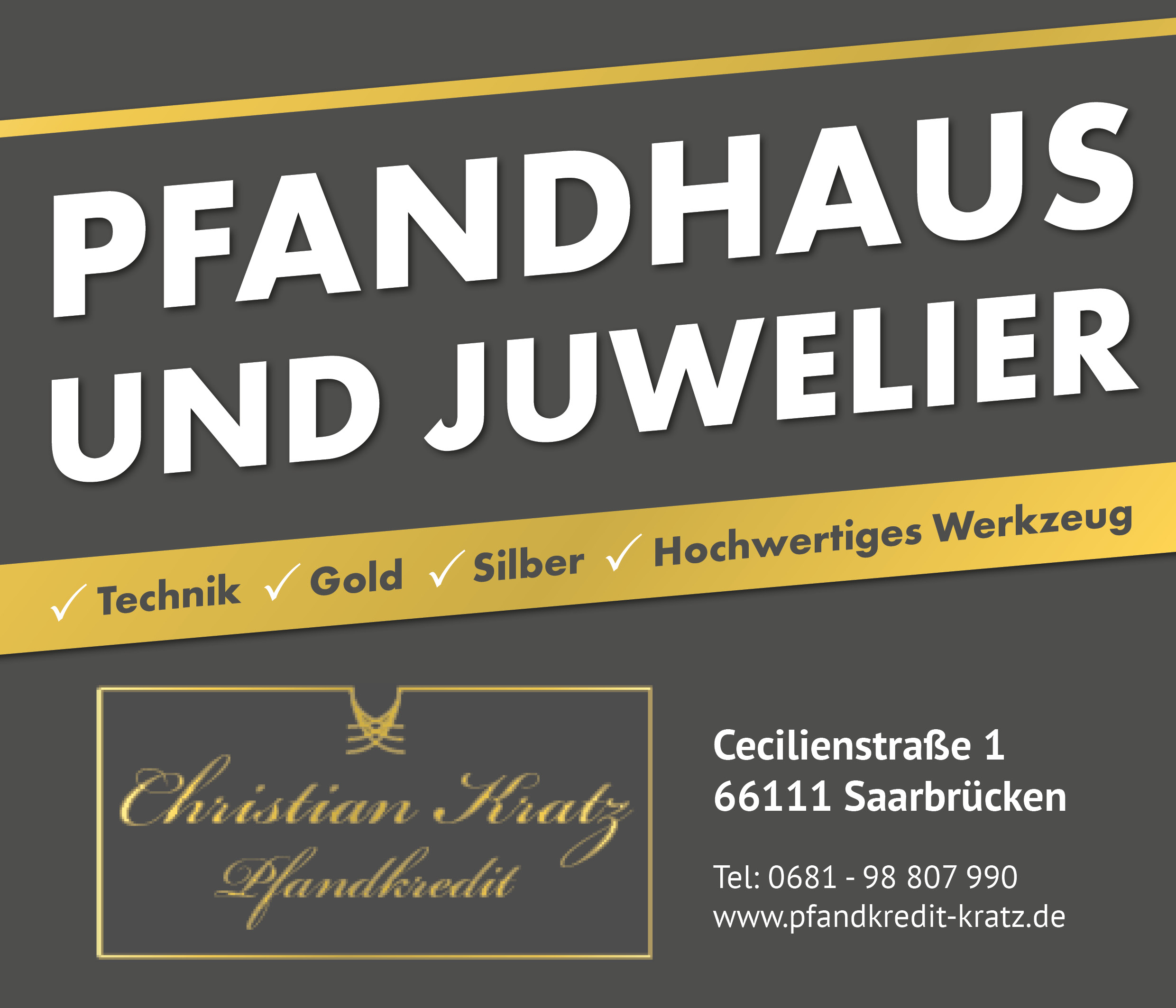 Plakat-Design für Pfandhaus gesucht