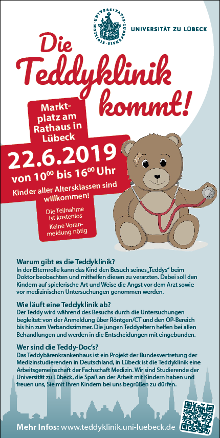 Flyer-Design für Aktionstag einer Teddy-Klinik gesucht