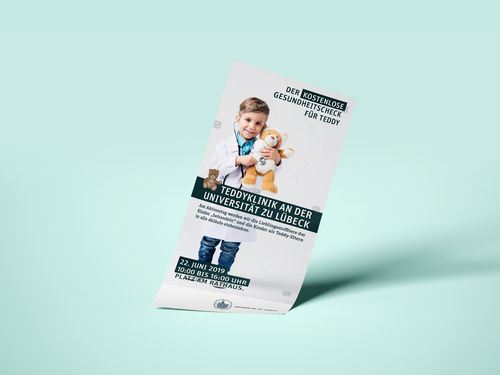  Flyer-Design für Aktionstag einer Teddy-Klinik gesucht