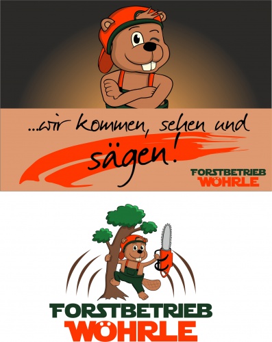  Logo-Design für Forstbetrieb