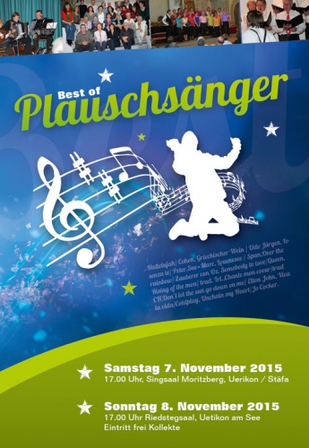 Flyer Chorkonzert Best Of Plauschsänger