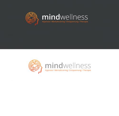 Logo-Design für mindwellness,   Hypnose, Therapie, entspannung