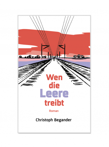 E-Book-Cover für meinen Roman Wen die Leere treibt