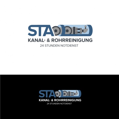 Logo-Design für eine Rohrreinigungsfirma