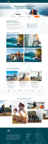 Webdesign für Anbieter von Wander- und Aktivreisen
