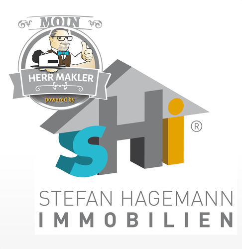 Logo-Design für Immobilienvermittlung. Das Logo von Die Normänner aus Elmshorn hat uns inspiriert hier unser Logo zu gestaltten.