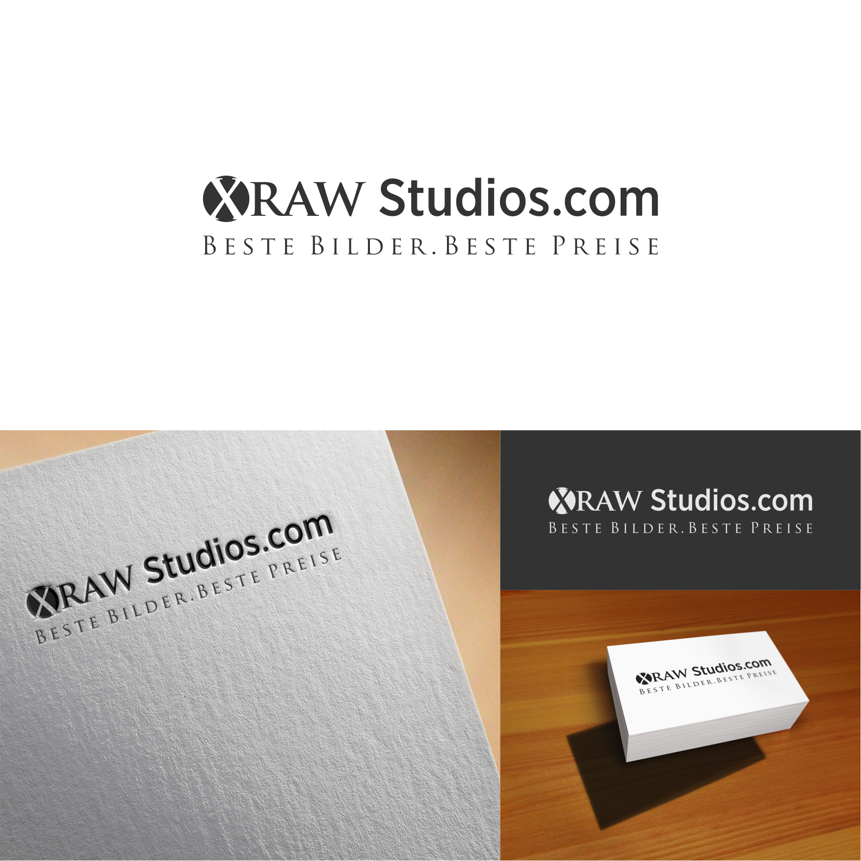 Logo, CorporateDesign und Website-Entwurf der Startseite