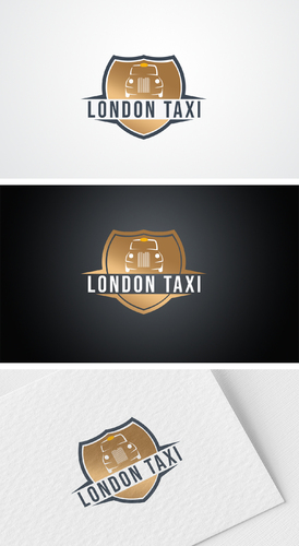 Logo-Design für Taxi und Mietwagen Service mit Original London Taxis