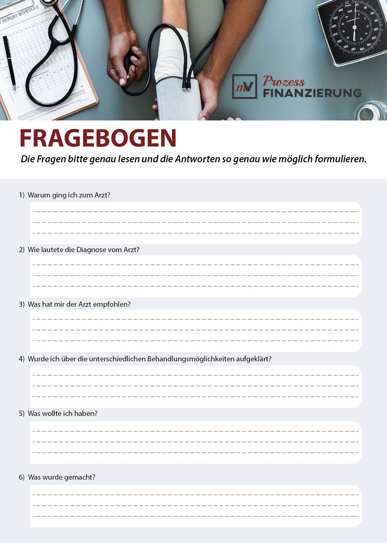 Flyer-Design für Prozessfinanzierungsfirma