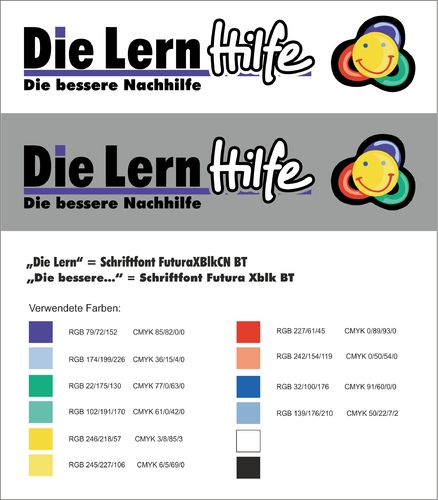 Logo-Design für Lernhilfe muss hochauflösend nachgebaut werden