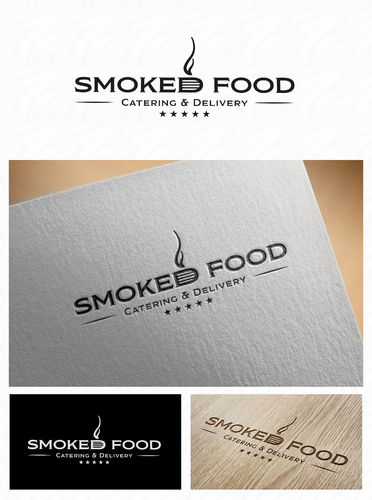 Logo-Design Smoked Food