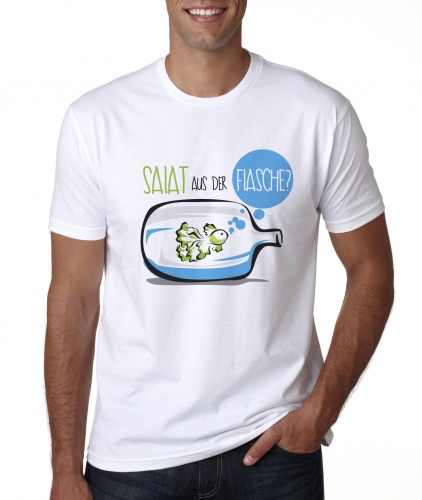 BottleKopp the T-Shirt for BottleCrop - the lettuce on a bottle (Crowdfunding-Project)