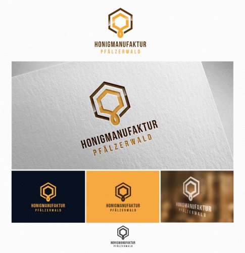  Logo-Design für Honigmanufaktur