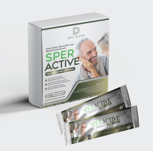 Verpackungsdesign für Premium-Nahrungsergänzungsmittel