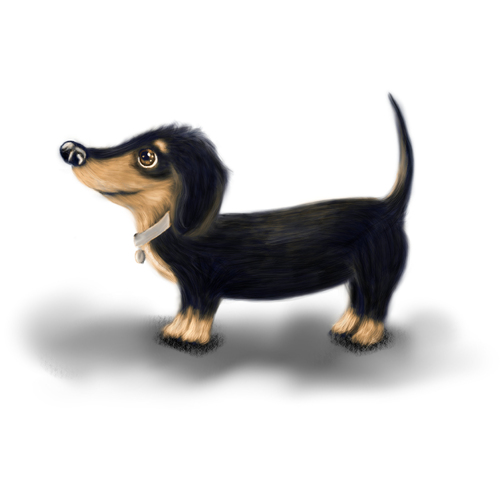  Illustration Krimi-Dackel
