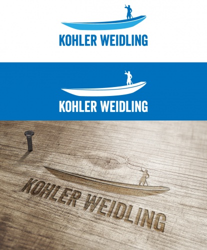 Rustikales Logo-Design für Weidlingsbau