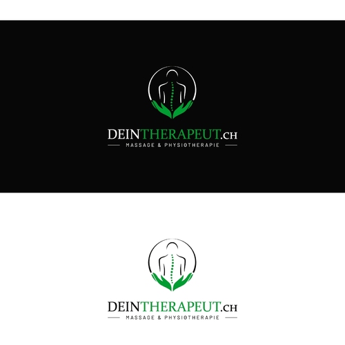 Logo-Design für Massage und Therapie daheim