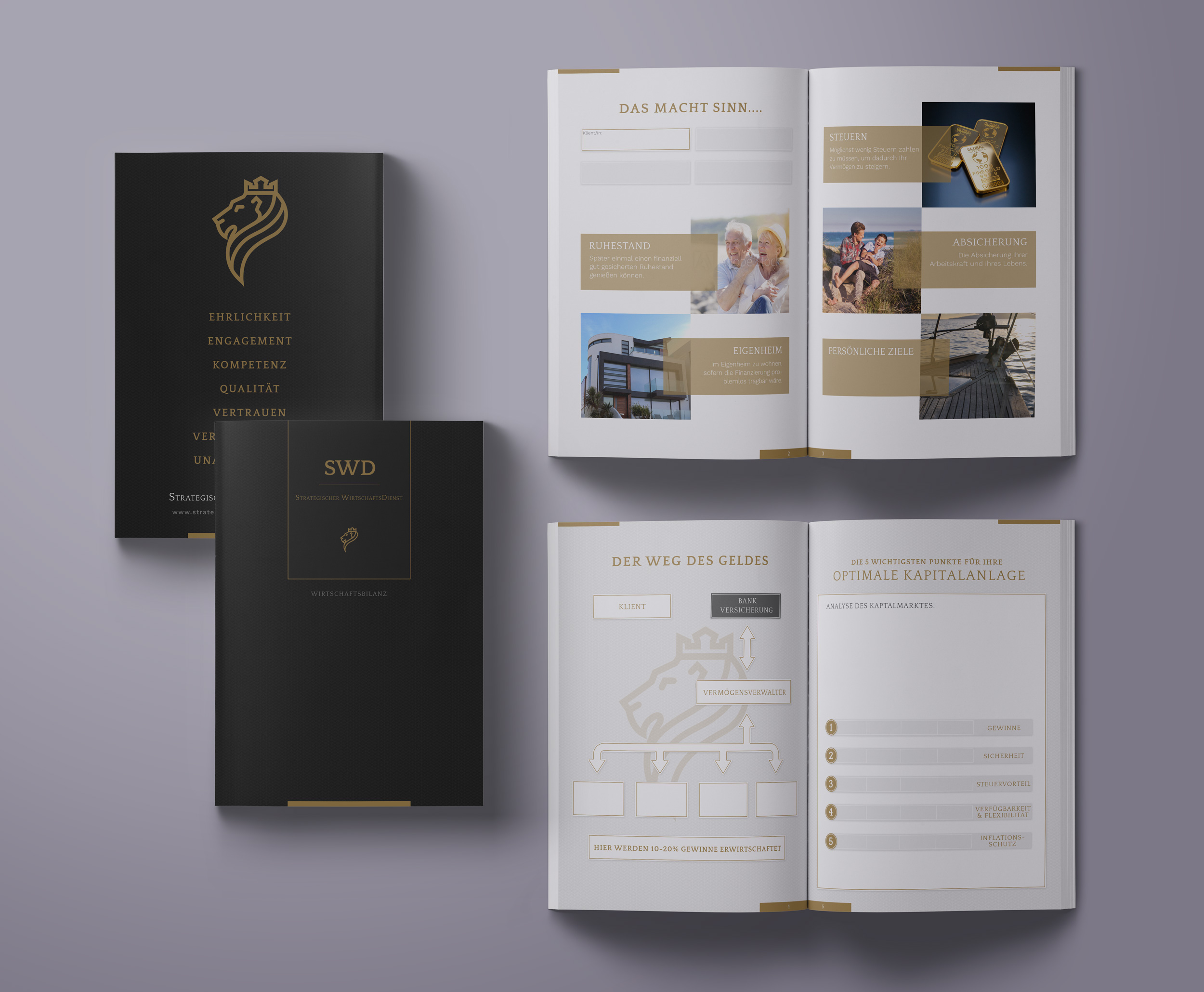 8 Seitiges Broschuren Design Fur Steueroptimieru Brochure Design Designonclick Com