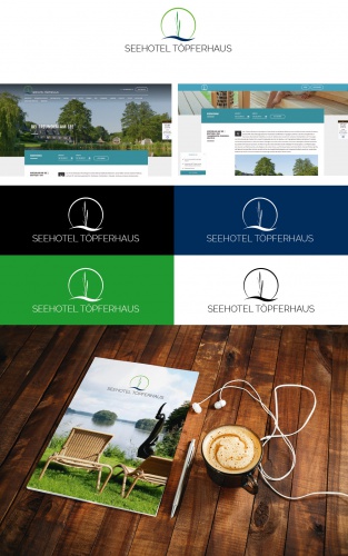 Logo-Design for 4-star lakeside boutique hotel in Northern Germany