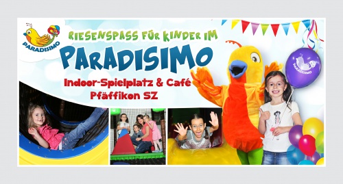 Plakat-Design für Indoor-Spielplatz & Café