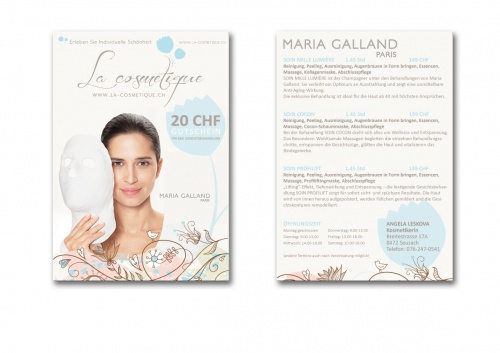 La Cosmetique Flyer September