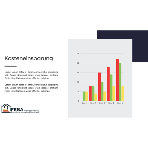 Präsentationsvorlage für Ingenieurbüro