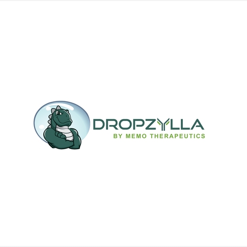 Logo-Design mit Godzilla  für Biotechfirma