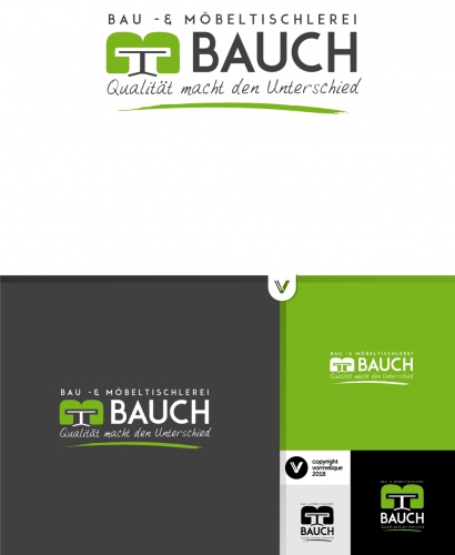 Logo-Design für Bau -& Möbeltischlerei